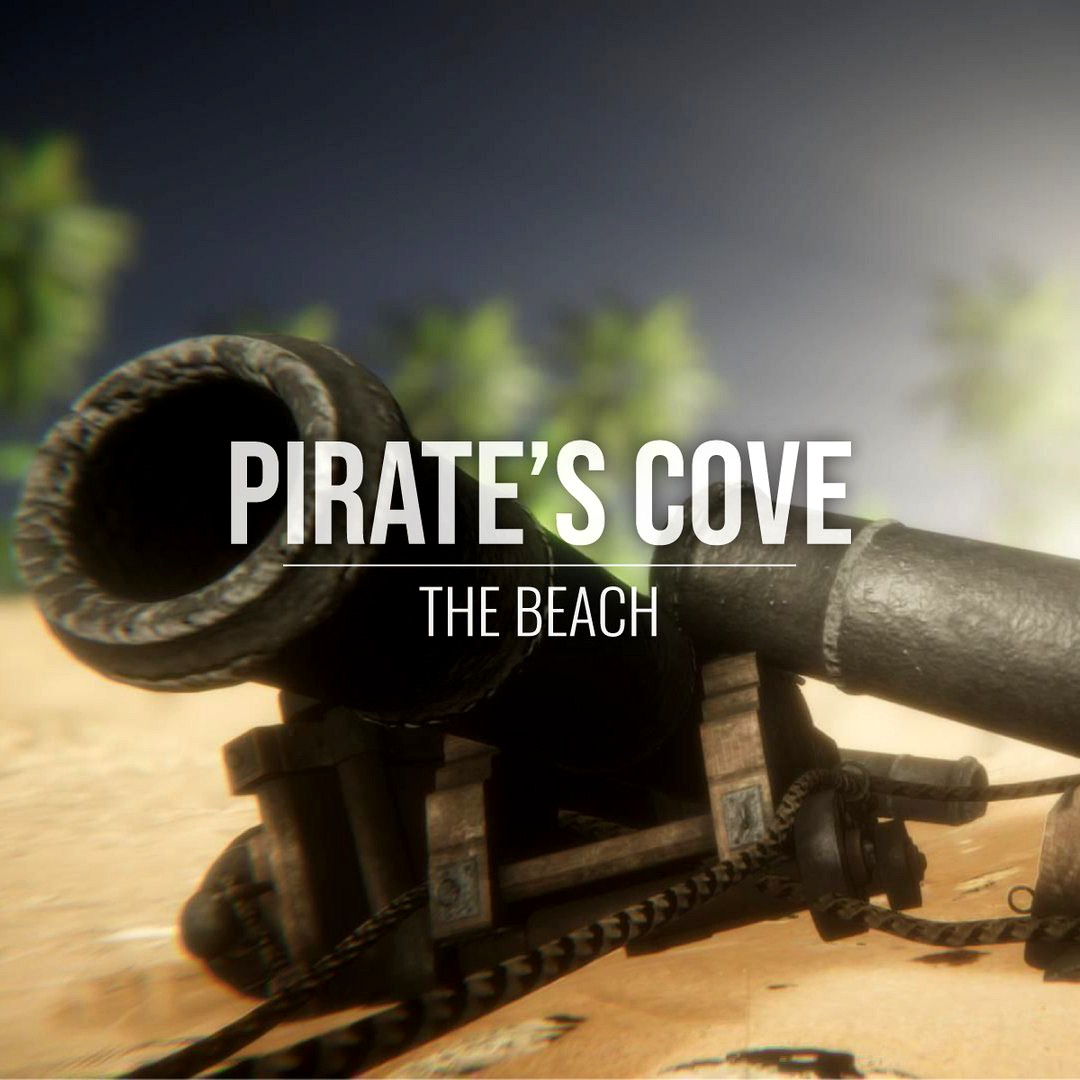 Pirate Cove - The Beach - Blender and FBX