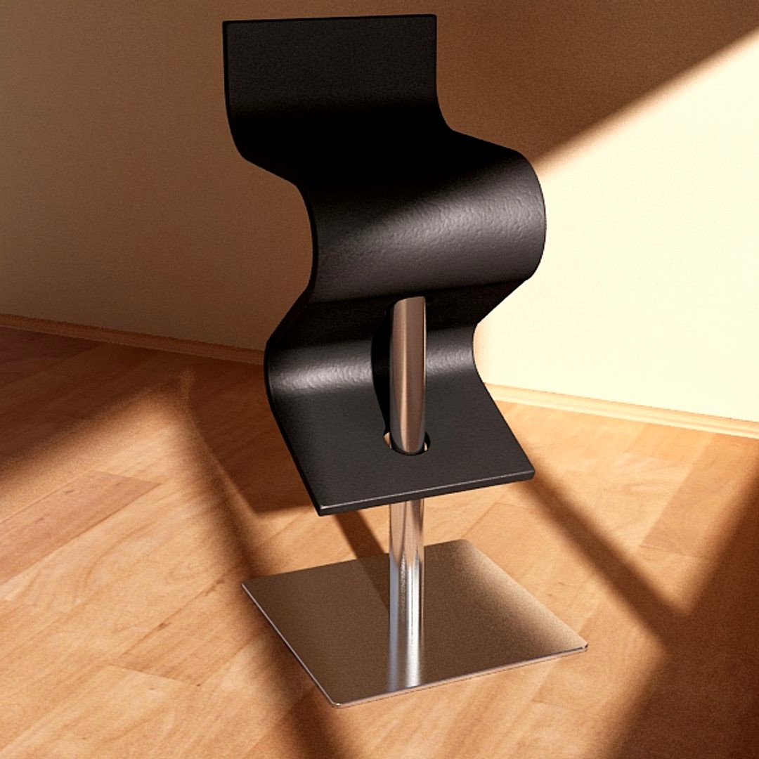 Chintaly Contemporary Swivel Stool