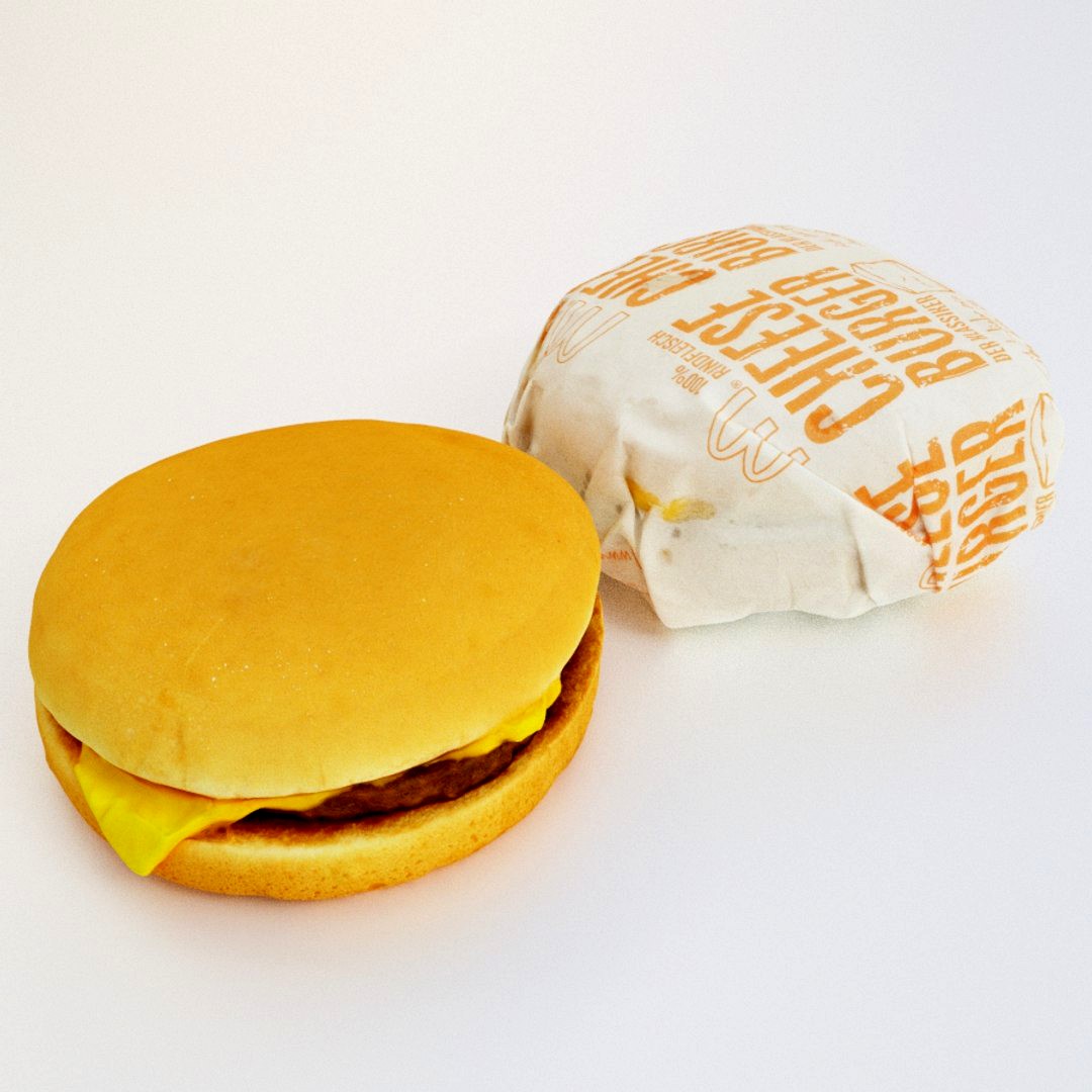 Cheeseburger and Package