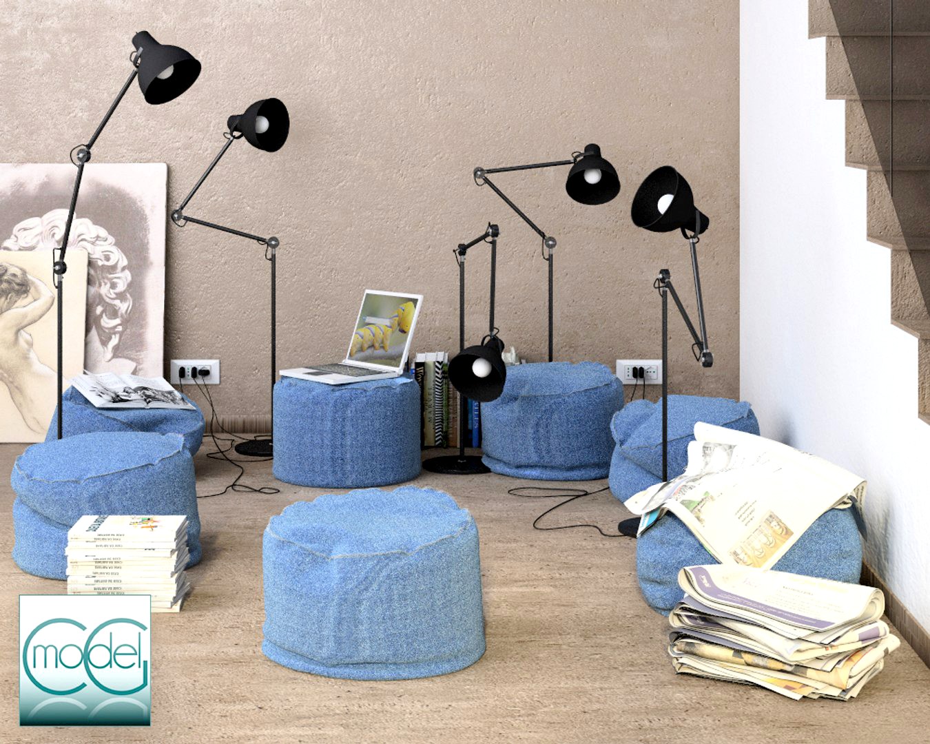 Interior objects collection 02