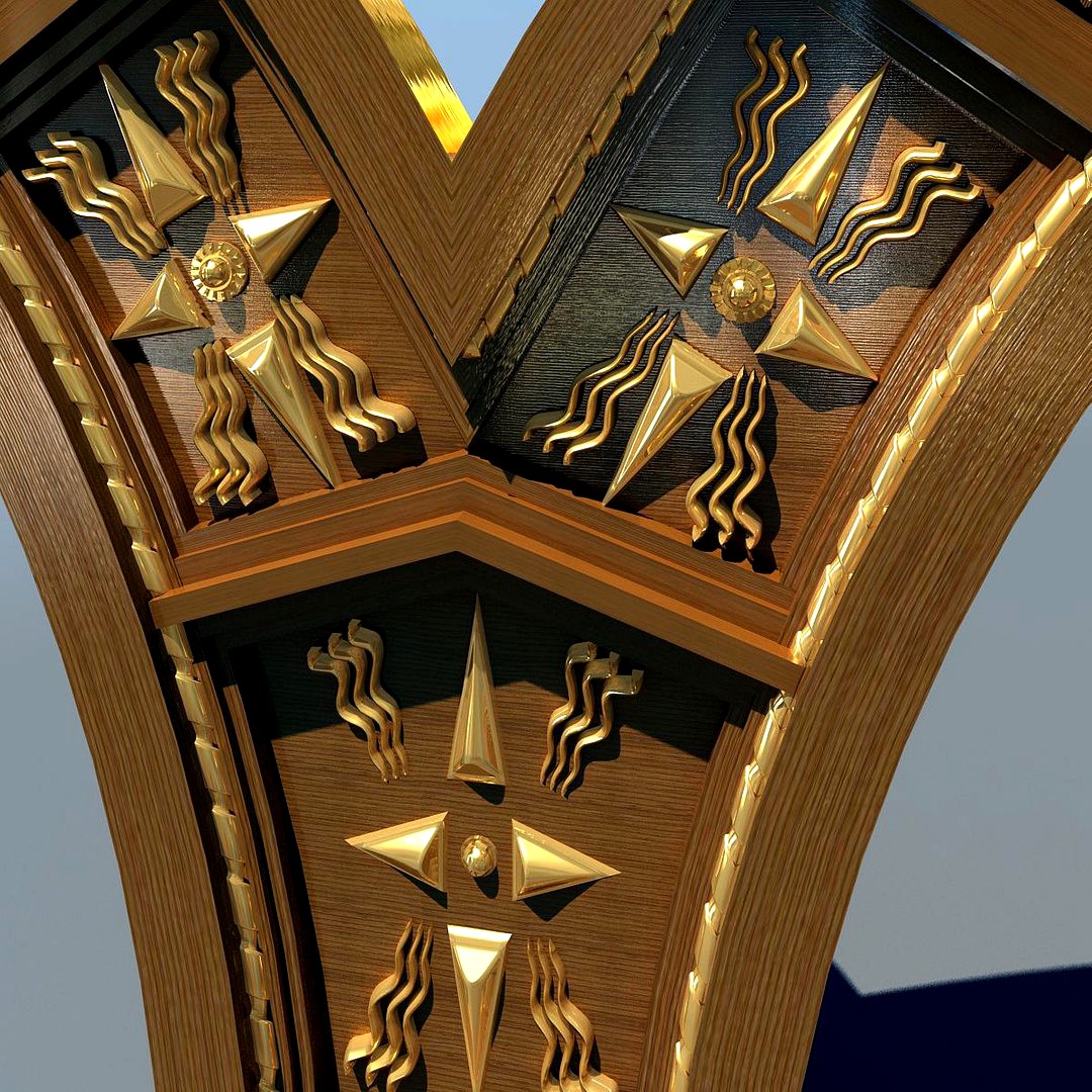 3D-model of the Corinthian Arch