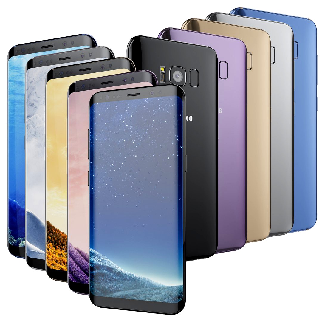 Samsung Galaxy S8 In All Available Colors