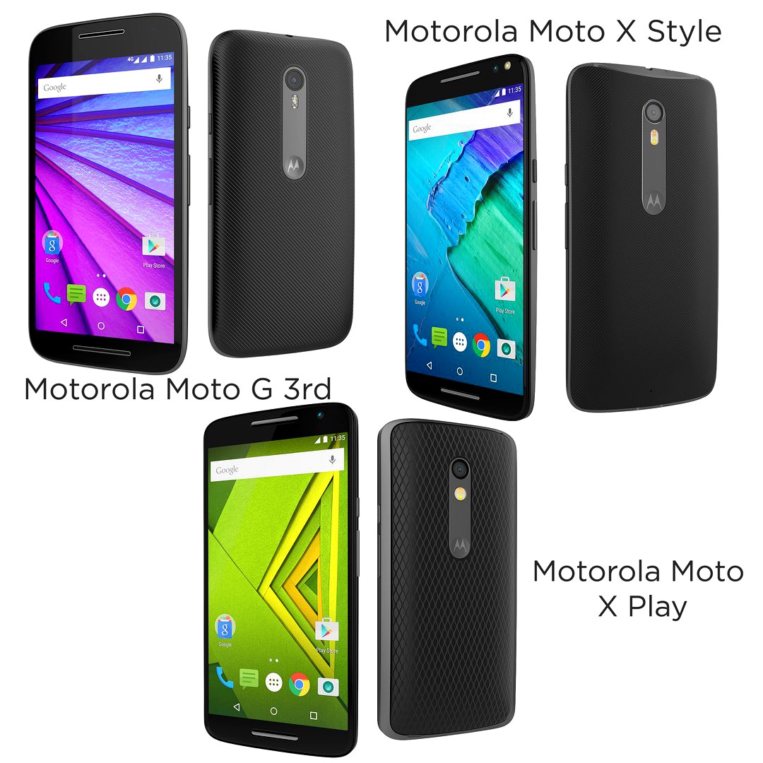 Motorola Moto X Style, Motorola Moto X Play And Motorola Moto G 3rd