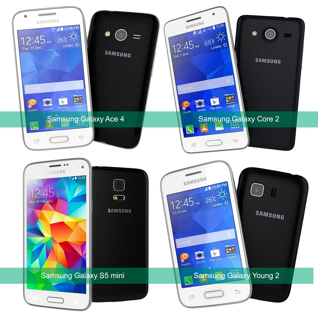 Samsung Galaxy 2014 Collection - S5 mini, Core 2, Young 2, Ace 4