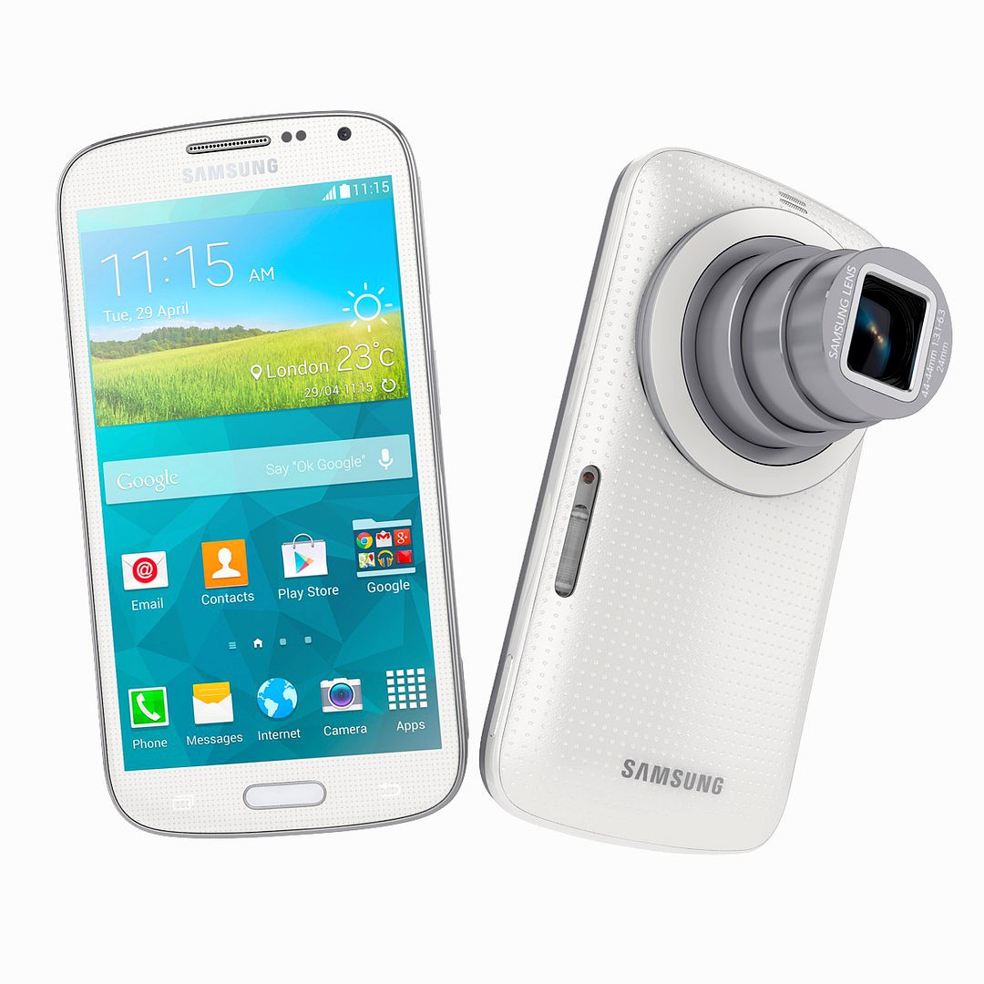 Samsung Galaxy K Zoom Smartphone Camera White