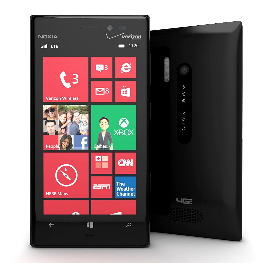 Nokia Lumia 928 flagship smartphone in Black color