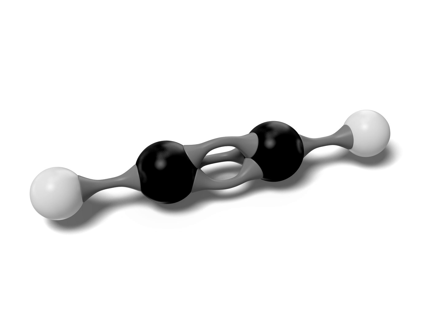 Acetylene Molecular model C2H2
