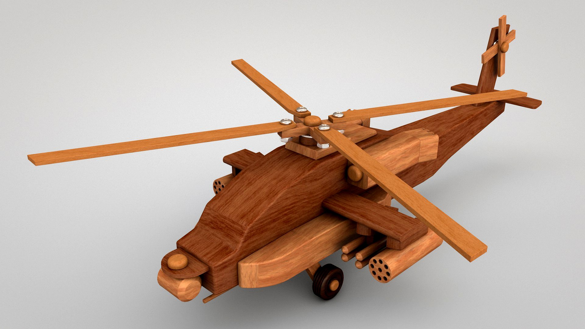 Helicopter Wooden Toy