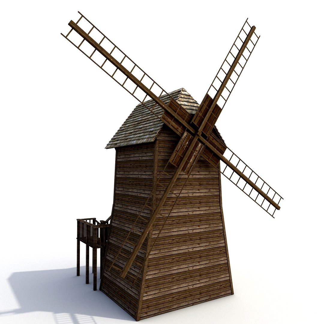 Wooden Windmill