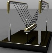 Newton Balls 3D Model