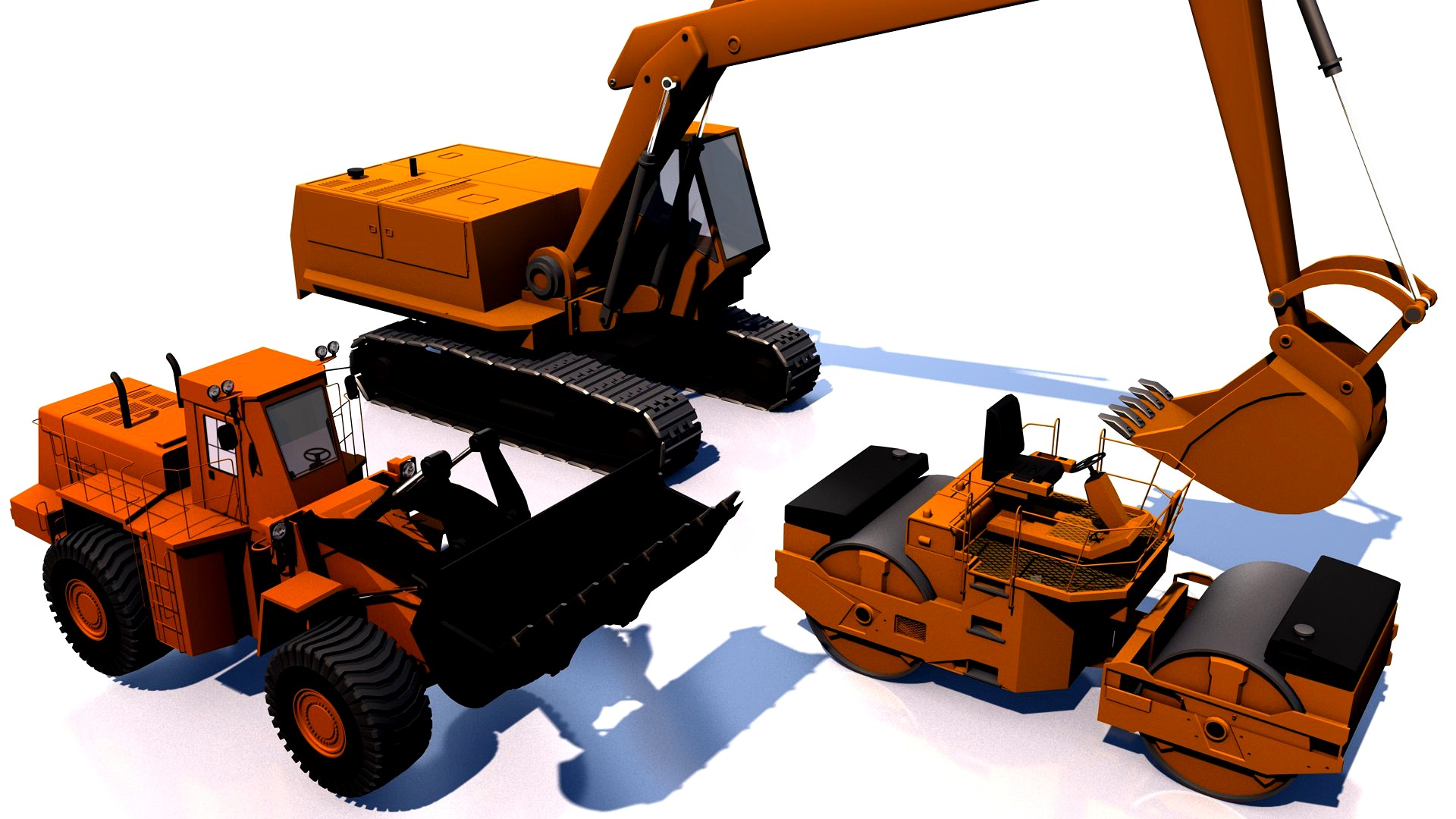 Construction machinery vehicles