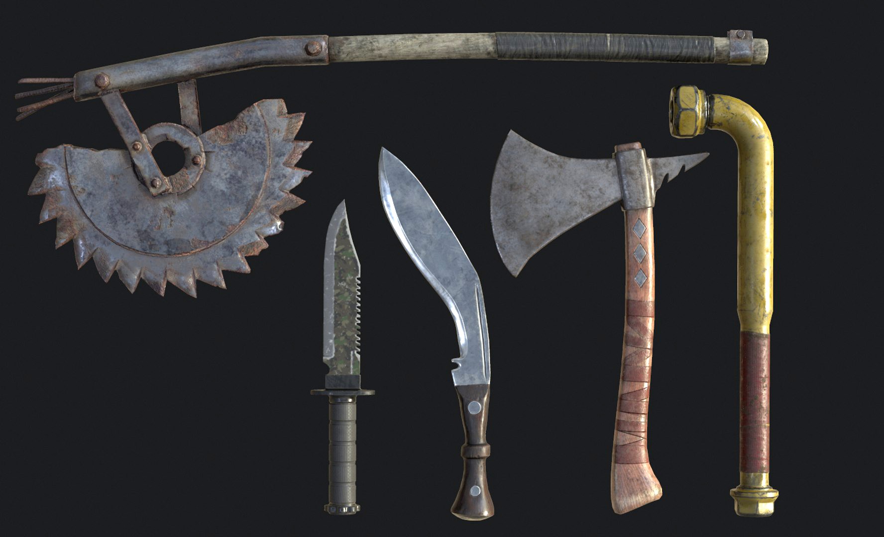 Melee Weapons Pack PBR
