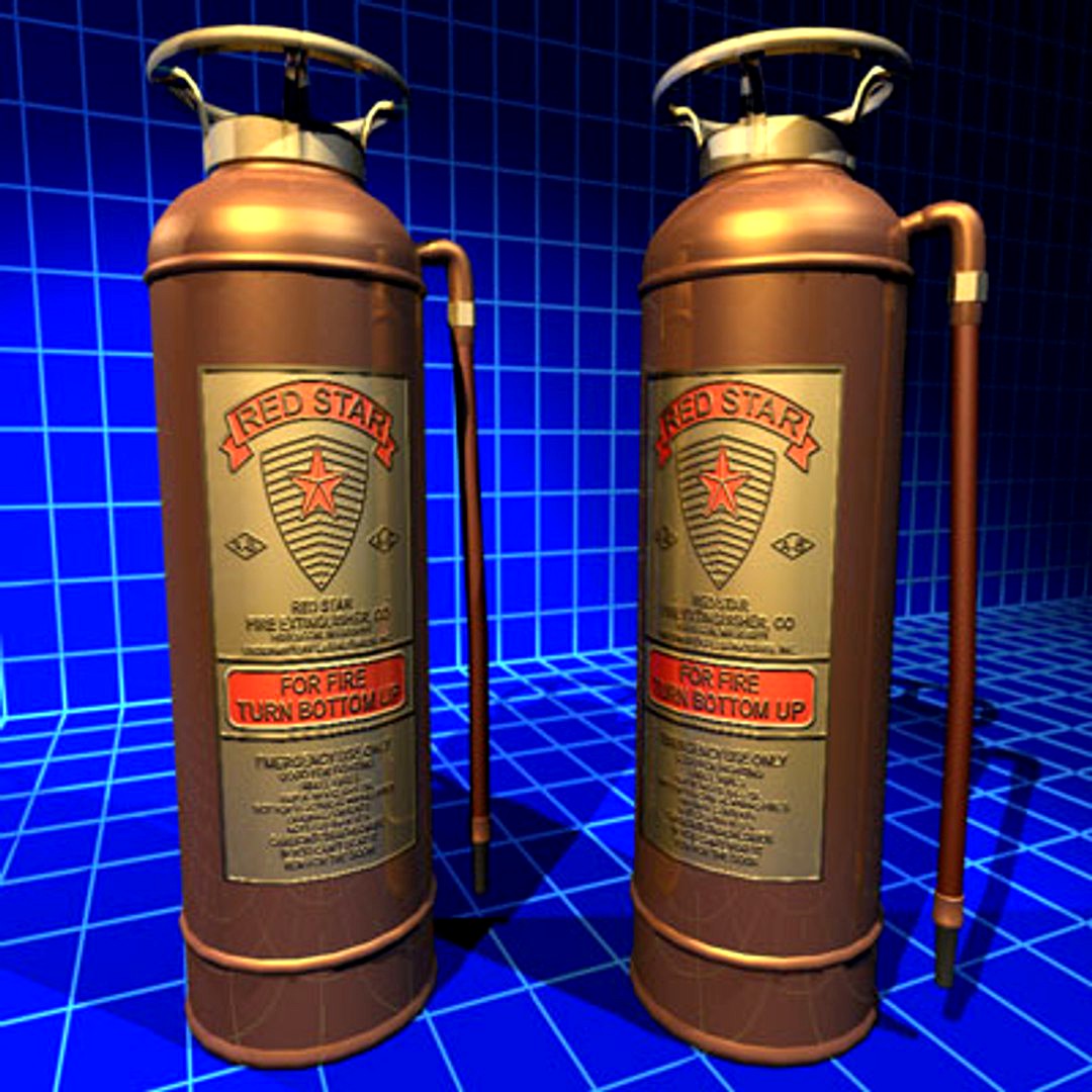 Fire Extinguisher Copper 01