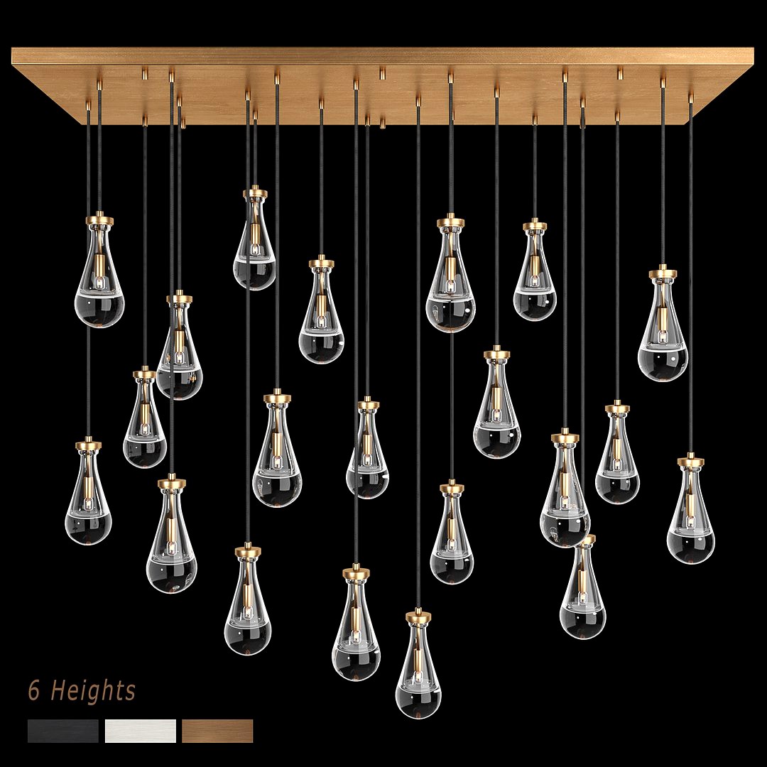 Rain Linear Chandelier 72