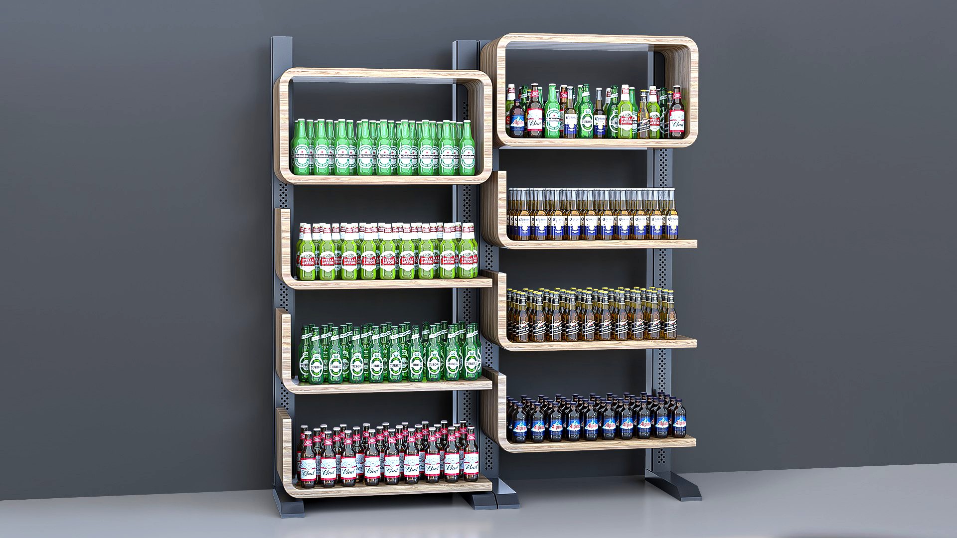 Shelves with Beer