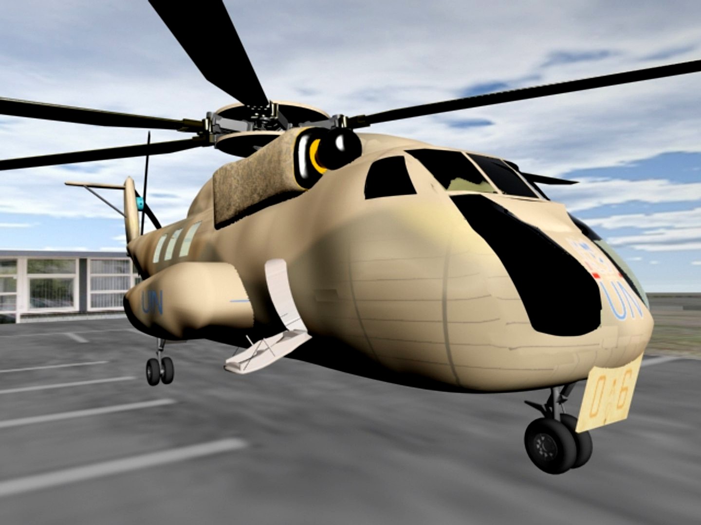 CH-53 UN Helicopter