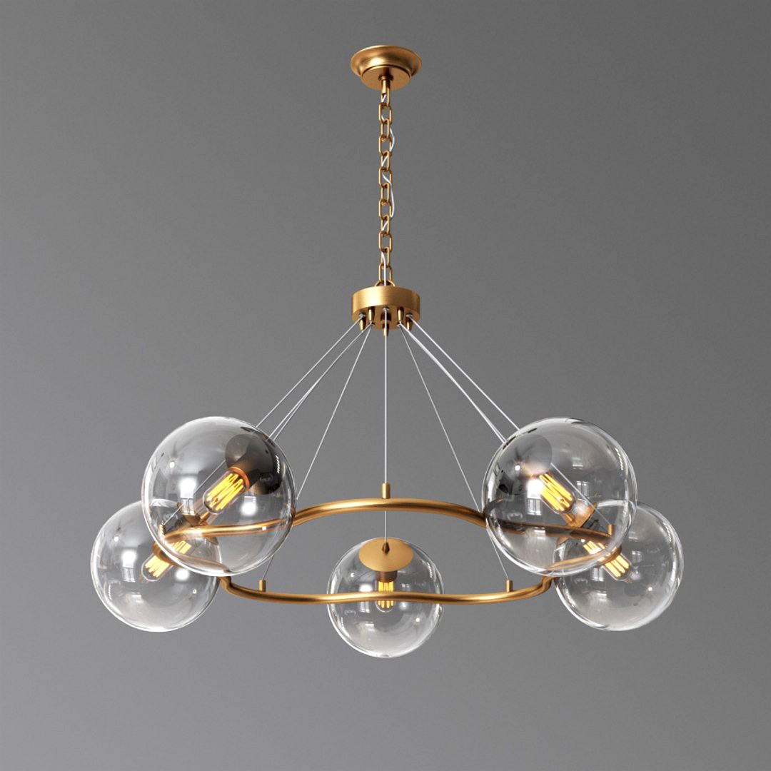 Surface To Air 5 Light Chandelier