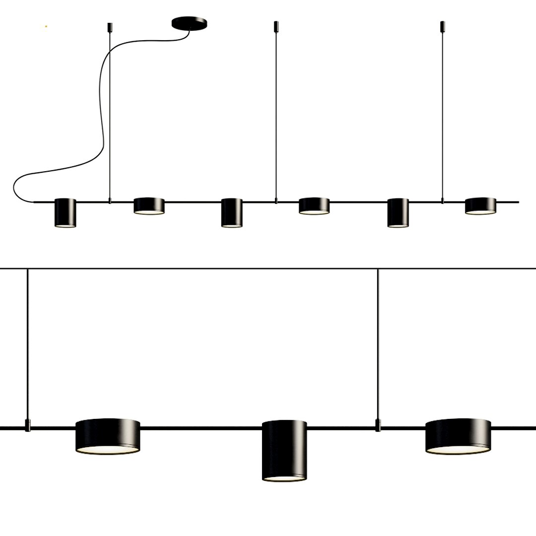 Counterpoint 6 Light Led Linear Pendant