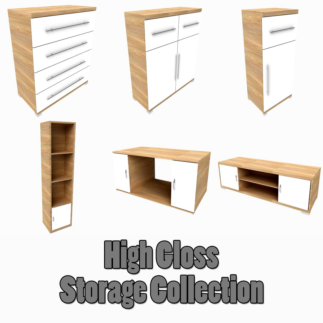 High Gloss Storage Collection