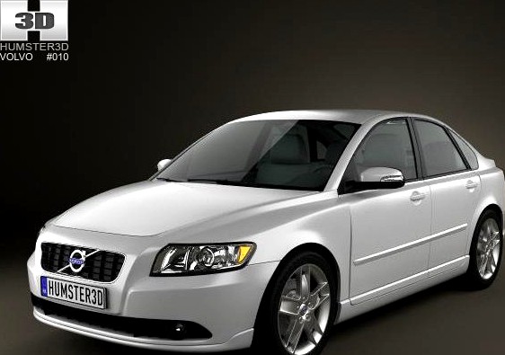 Volvo S40 2011 3D Model