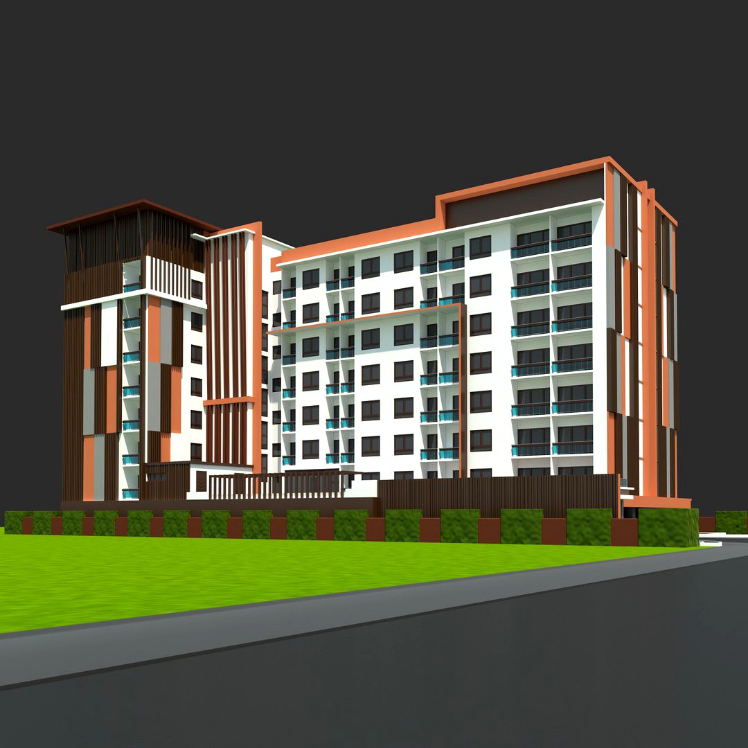 Apartment Complex with Swimming Pool