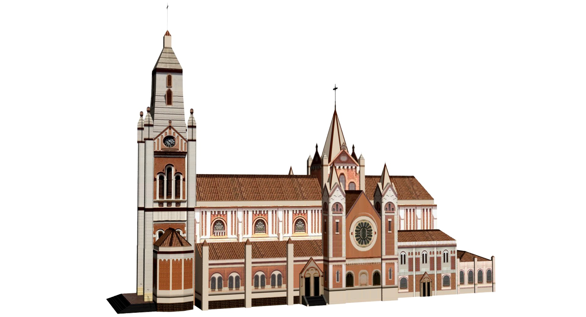 Low Poly Roman Catholic Church