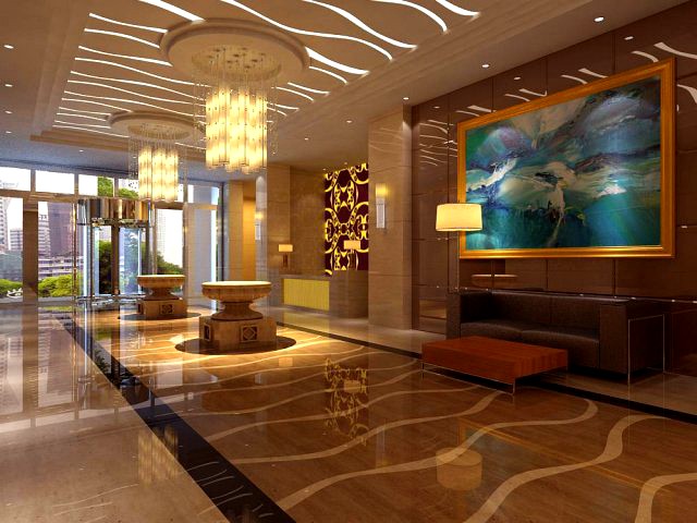 Lobby 224 3D Model