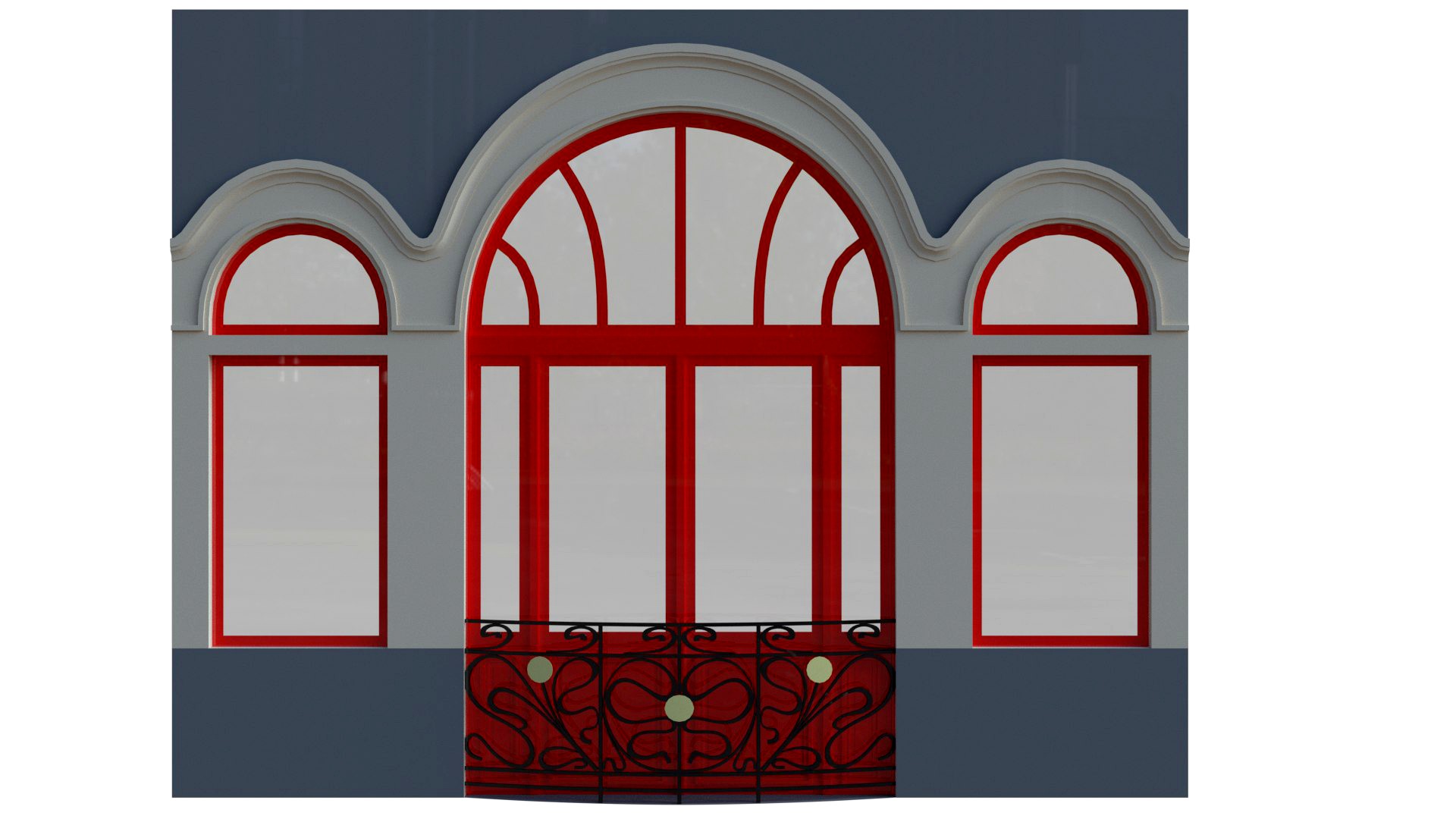 Art Nouveau window