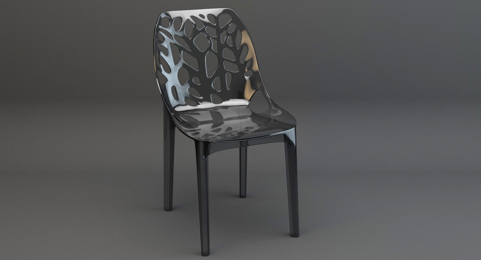 Tree Plastic Transparent Chair