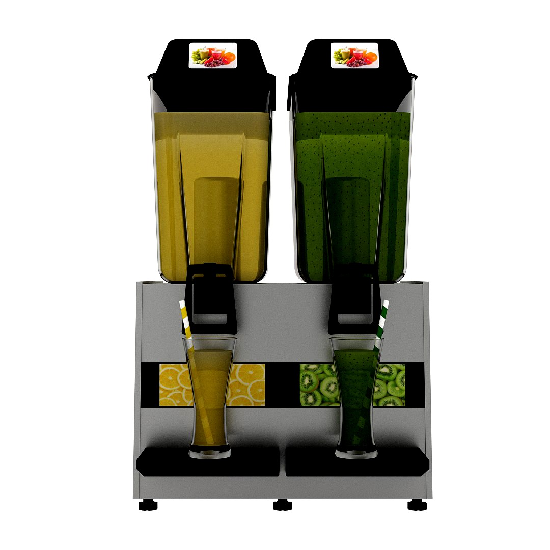 Juice Dispenser Cooler 2 Two Tank