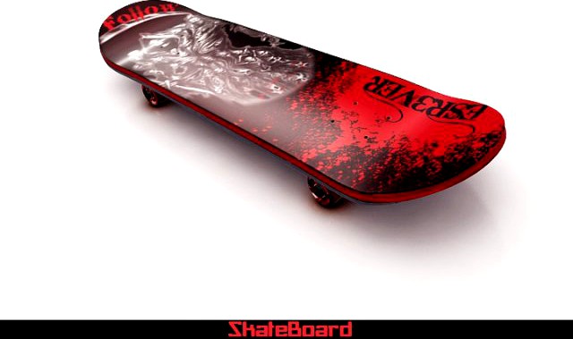 Skate Board 3D Model