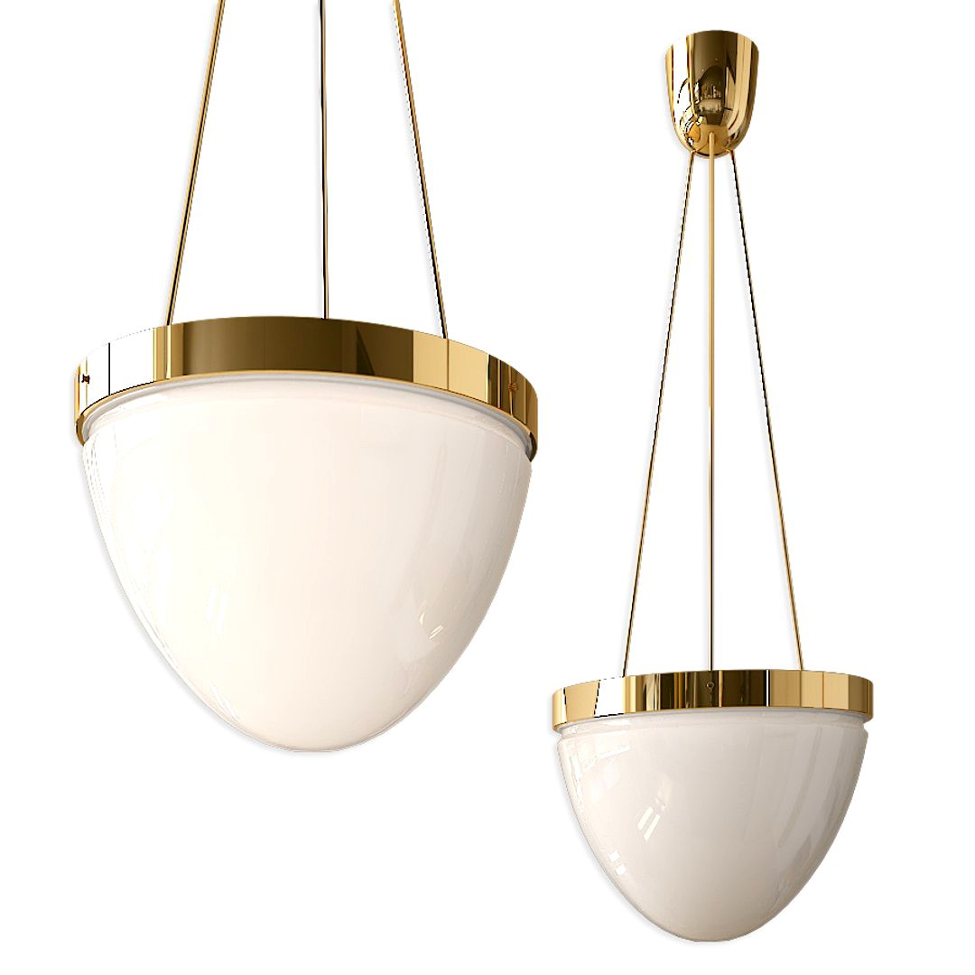 Brass Moon Ceiling Lamp by Lars Bylund for Atelj Lyktan