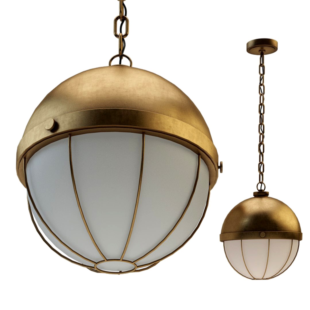 Sumner 1 Light Pendant Aged Brass