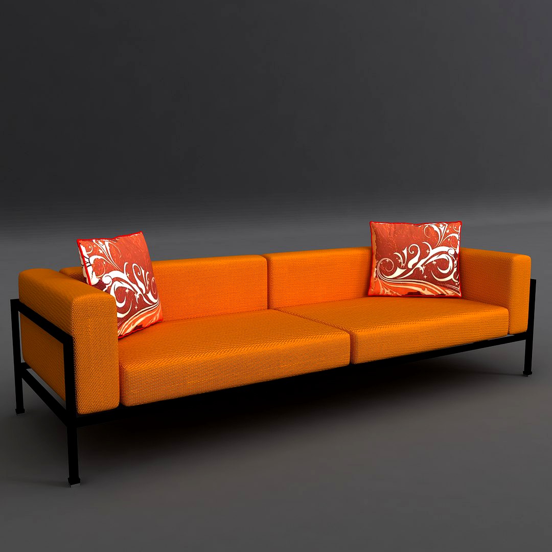 Orange Sofa