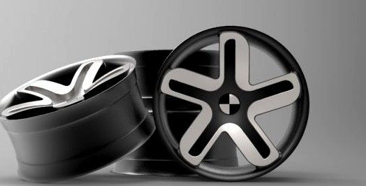 BMW wheels 3D Model