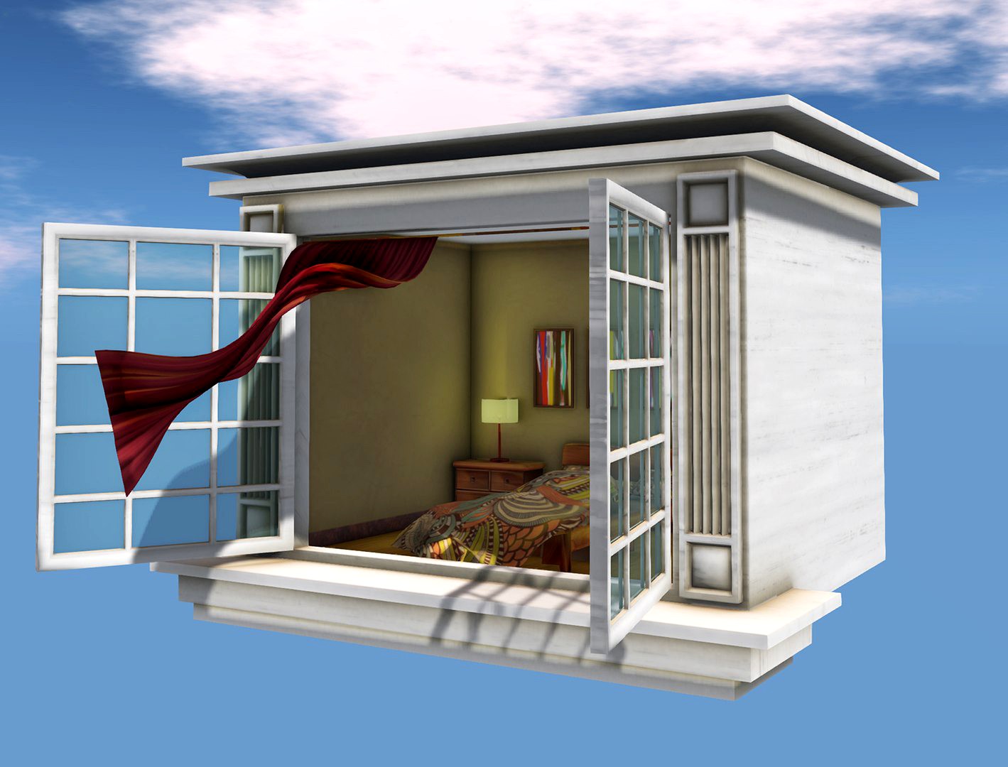 Flying Window Skybox