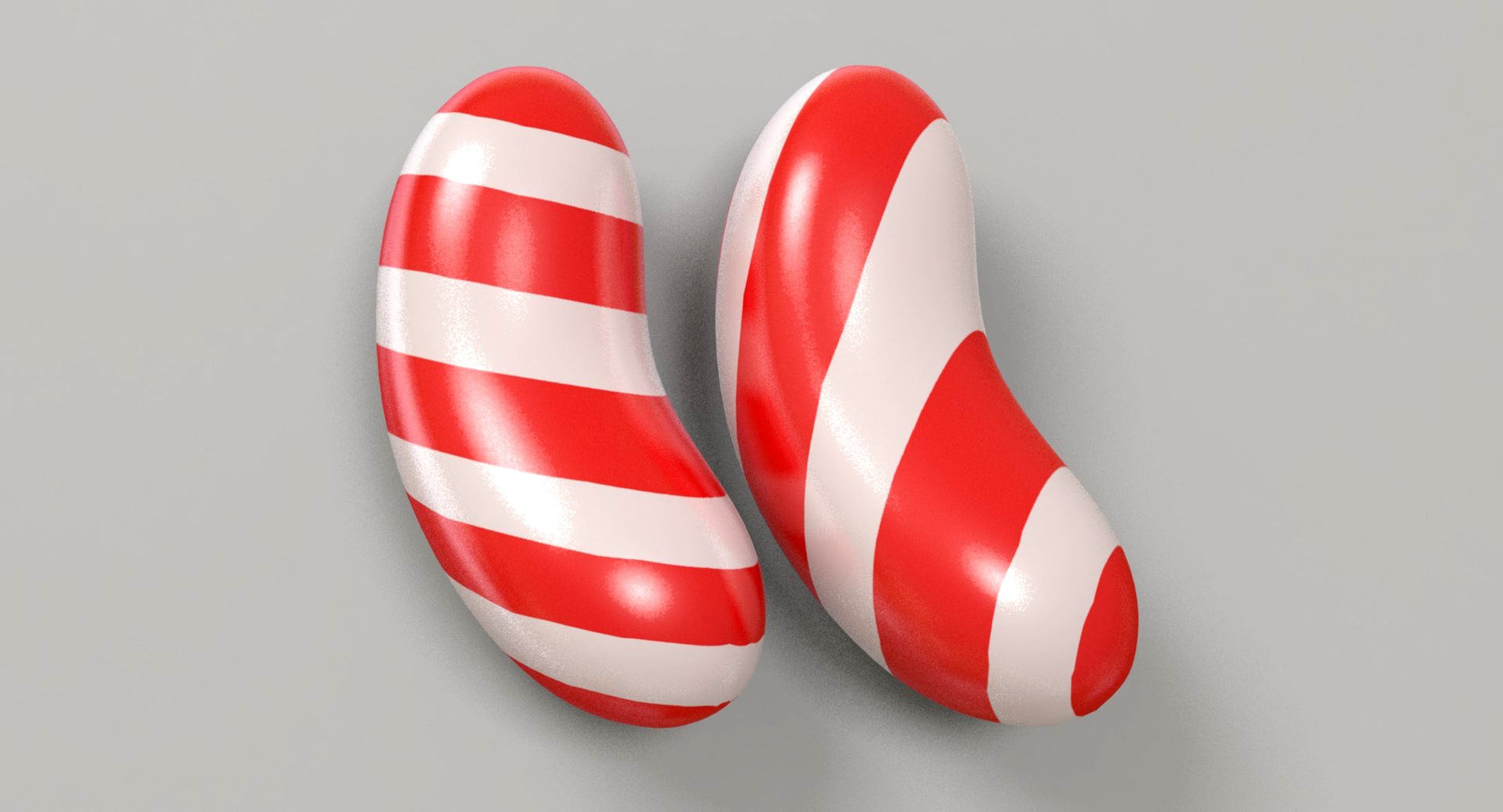Candy Stripe Red