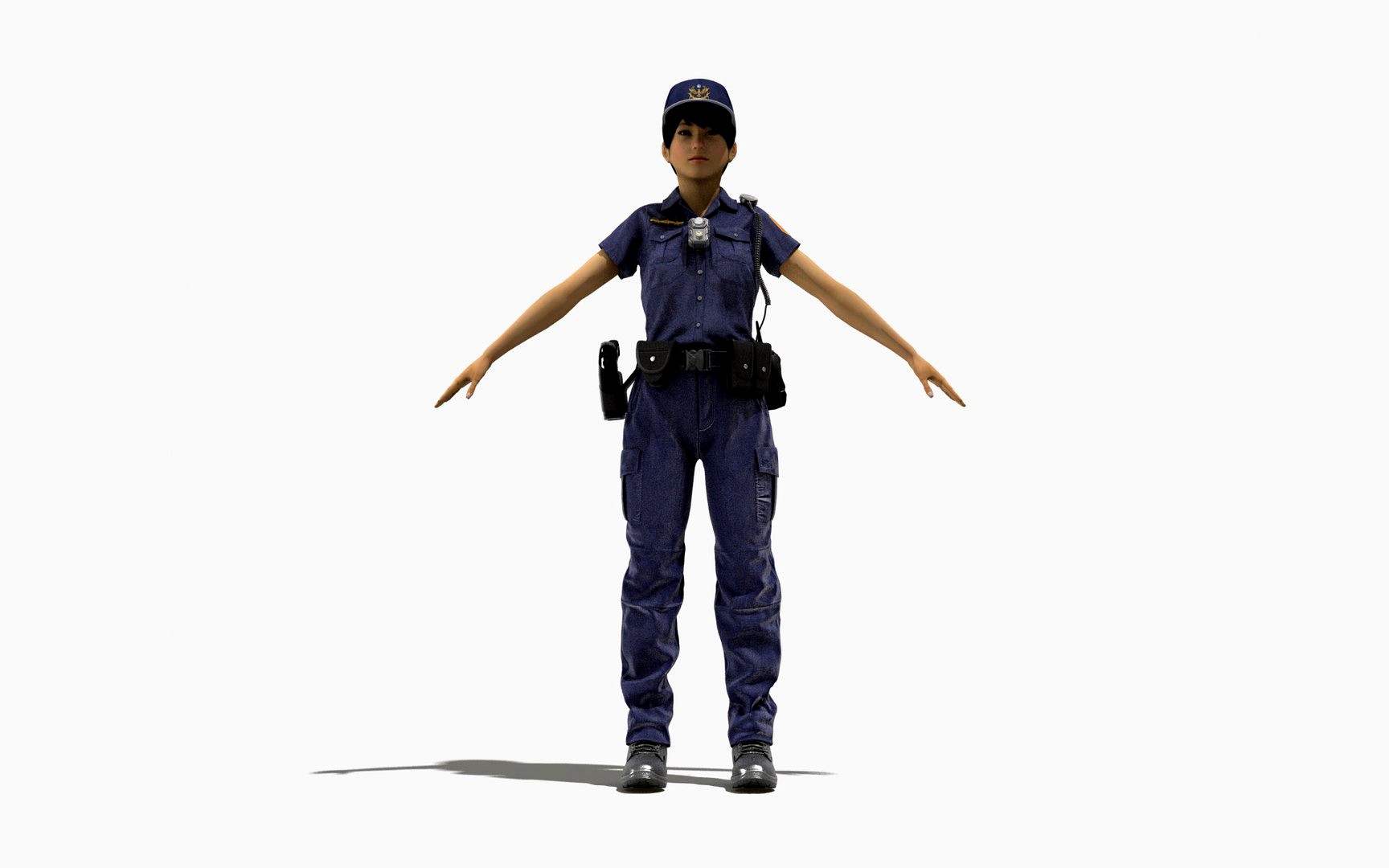 Taiwan Female Police Officer 0011