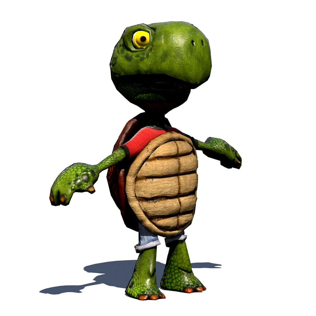 Comic Turtle V2 Riged