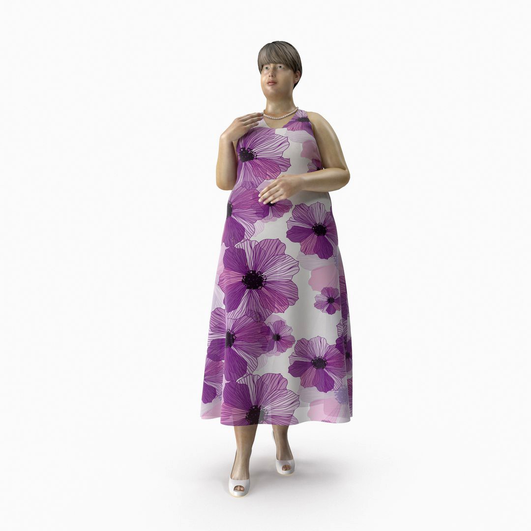 Very Plus Size Mannequin 01 Pose 010