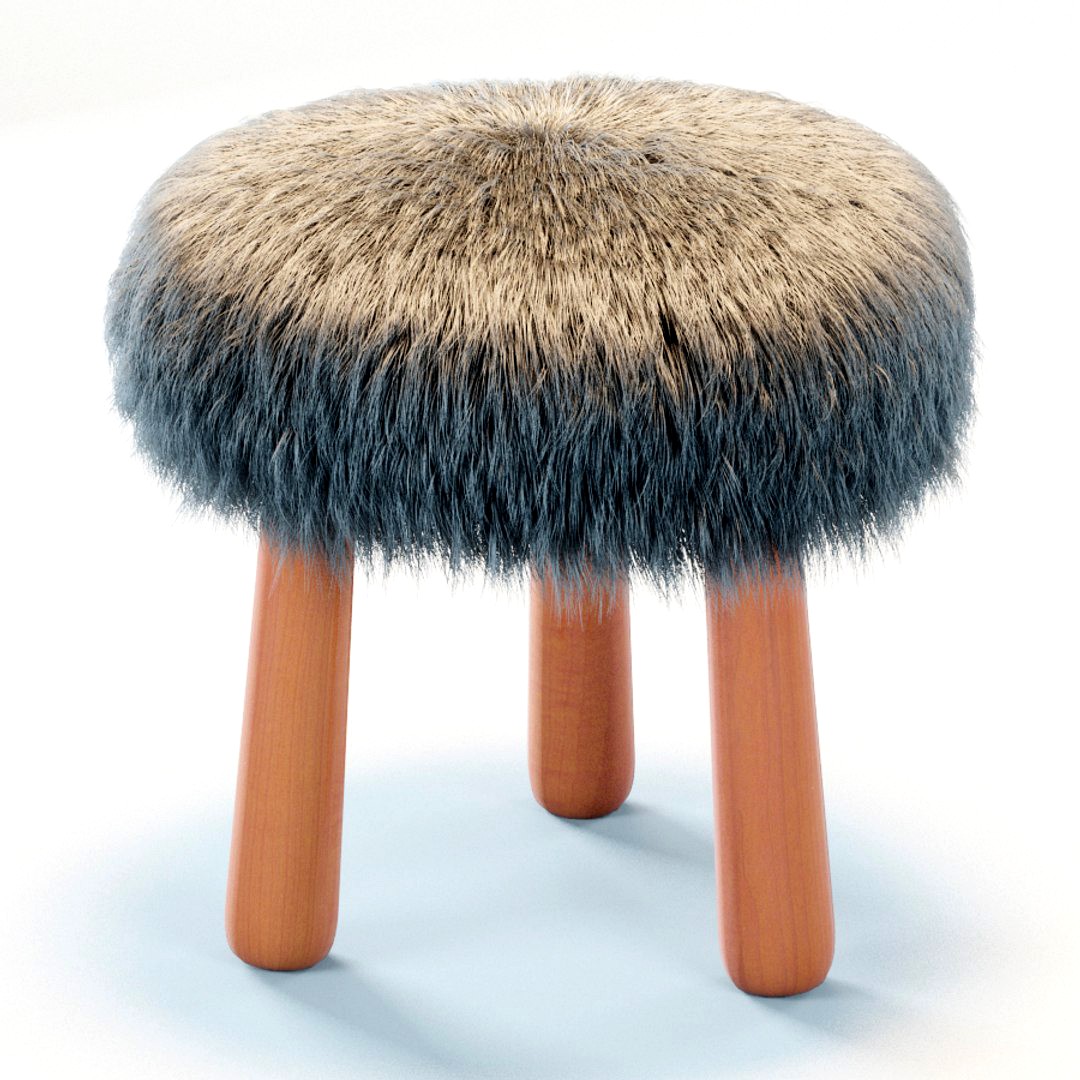 Philip Arctander Style Tripod Stool