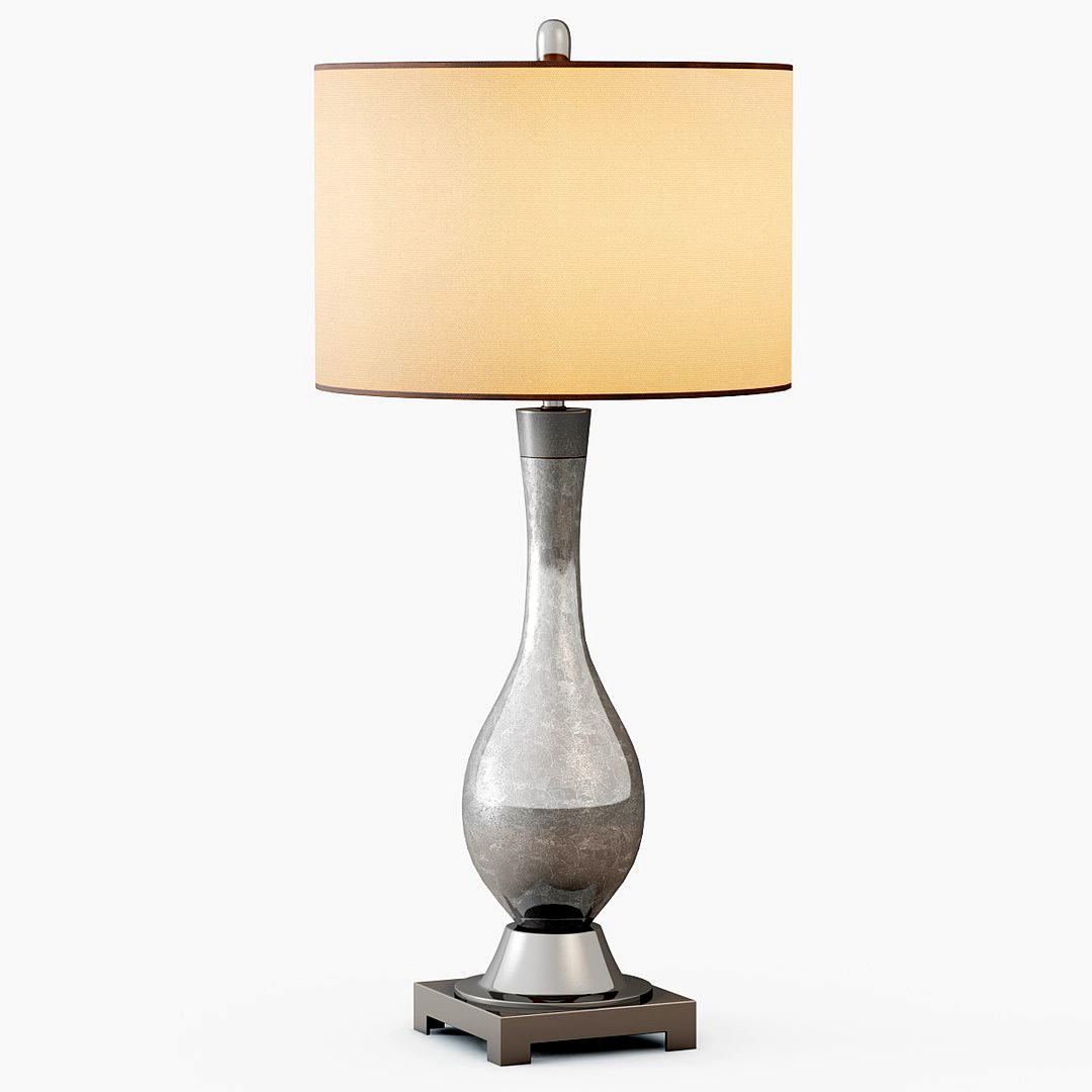 Mercury Glass Table Lamp
