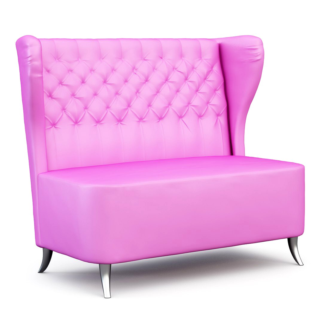 Pink sofa