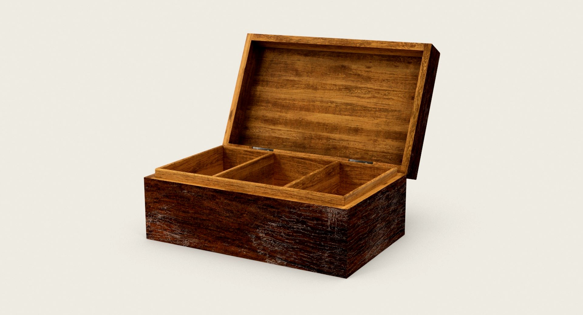 Distressed Wood Box