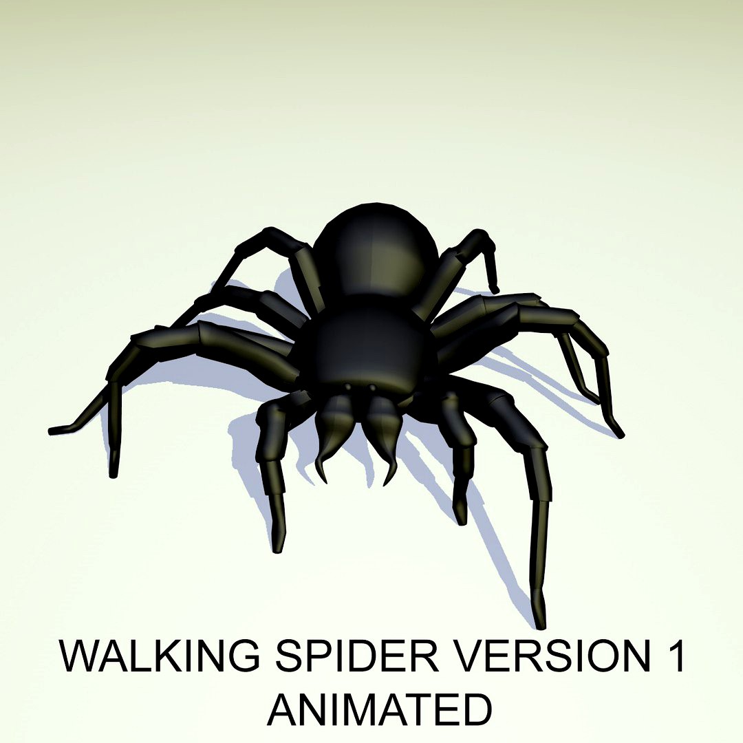 Animated Walking Spider Version 1