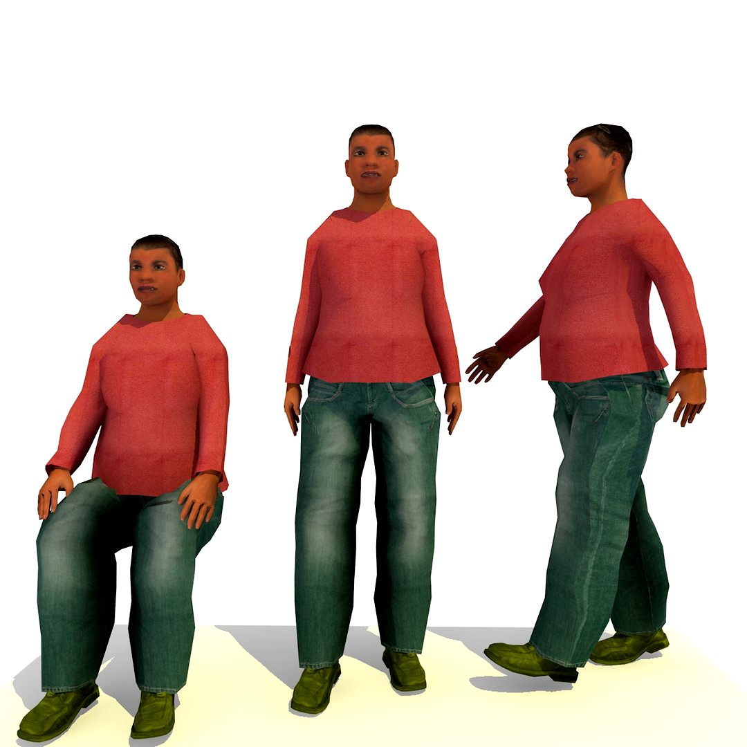 Low Poly Joanna African Woman Bundle