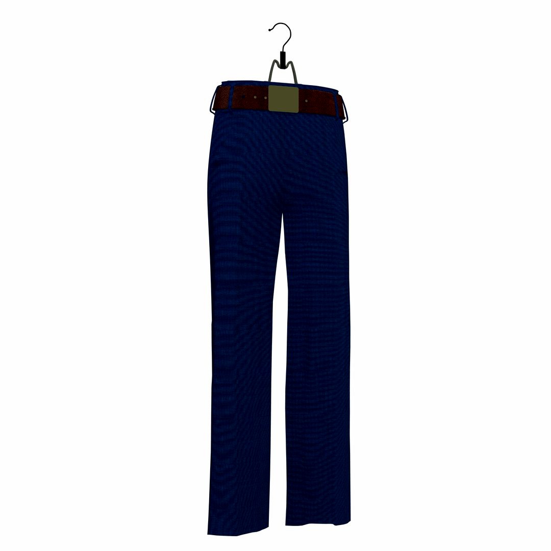 Blue Trouser On a Hanger