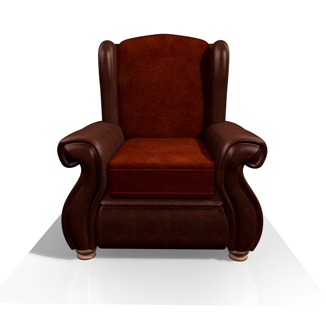 Leather & Fabric Chair 1C