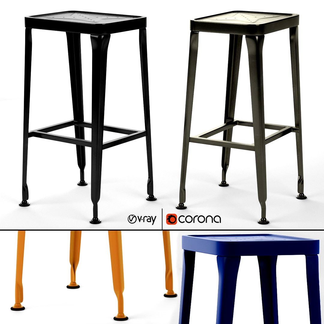 CARBON BAR STOOL Industry West