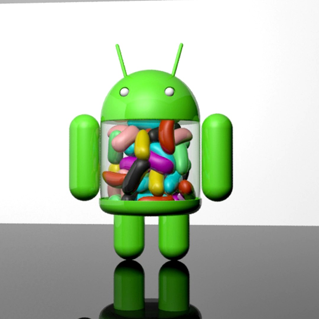 Android Jellybean Mascot 2